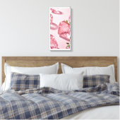 Crystal Strawberry – Sparkling Fruit Art Canvas Afdruk (Insitu (Slaapkamer))