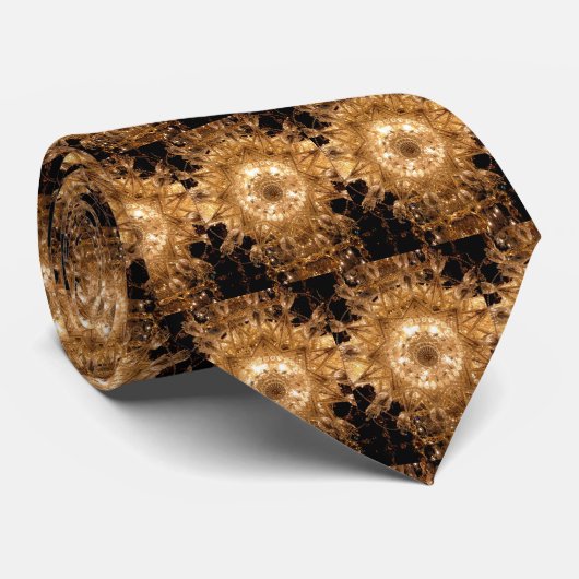 "Crystal"-Stropdas (goud) Stropdas (Opgerold)