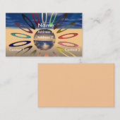 Crystal Sunburst Visitekaartje (Voorkant / Achterkant)