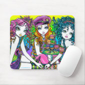 Crystal Sunny & Buttercup Rainbow Fairies Mousepad Muismat (Met muis)