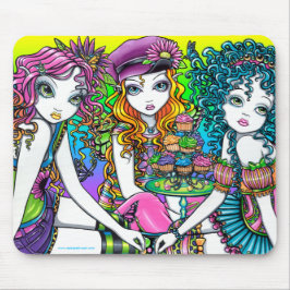 Crystal Sunny & Buttercup Rainbow Fairies Mousepad Muismat