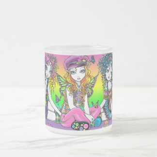 "Crystal, Sunny, Buttercup" Rainbow Fairy Friends Matglas Koffiemok