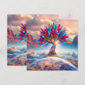 Crystal Sunrise Feestdagenkaart (Voorkant / Achterkant)