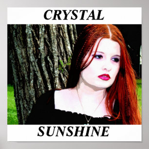 Crystal Sunshine 11x11 poster