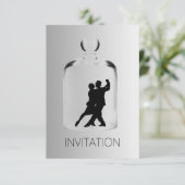 Crystal Tango Night Club Party Vip Invitation Kaart (Staand voorkant)