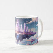 Crystal Temple Mok - Floating Fantasy Realm Coffee (Voorkant rechts)