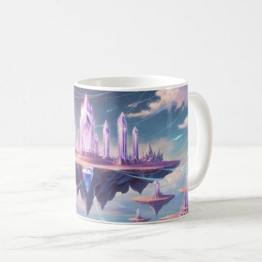 Crystal Temple Mok - Floating Fantasy Realm Coffee (Voorkant rechts)