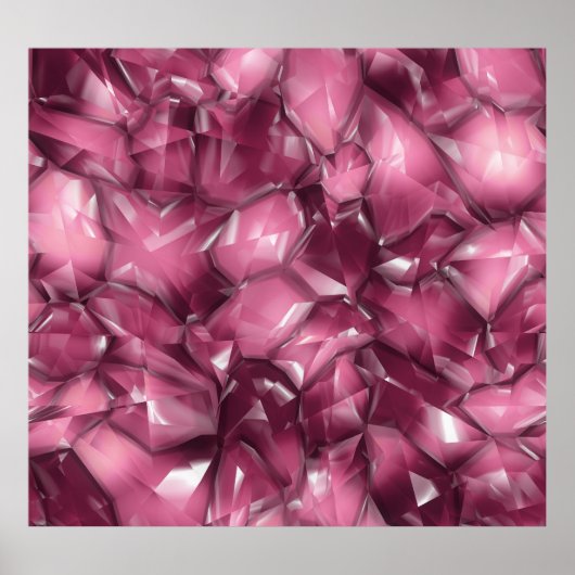 Crystal Textuur Groot Collectie Naadloos Poster (Voorkant)