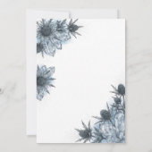 Crystal Thistle Schotse Trouw Uitnodiging (Achterkant)
