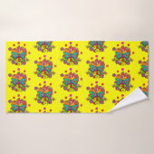 Crystal Tipps en Alistair Badhanddoek (Badhanddoek)