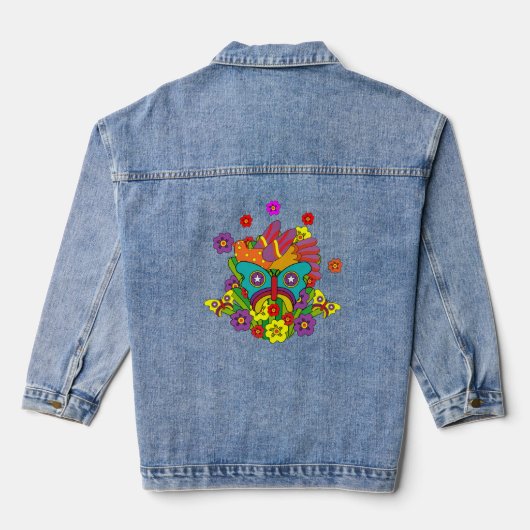Crystal Tipps en Alistair Denim Jacket (Achterkant)