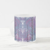 Crystal Towers boven AJO Abstract Matglas Koffiemok (Voorkant links)