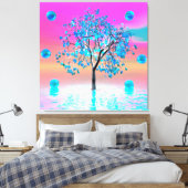 Crystal Tree Zonsopgang Canvas Print (Insitu (Slaapkamer))