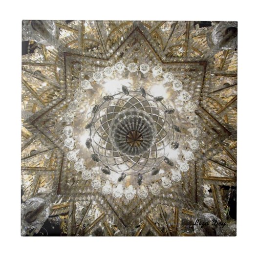 'Crystal' Trivet/Tegel Tegeltje (Voorkant)