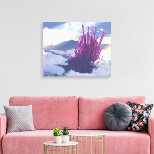 Crystal Vale Canvas Afdruk (Insitu (Woonkamer))