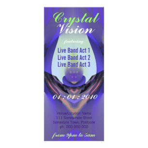 Crystal Vision Event Flyer Reclamekaart
