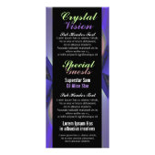 Crystal Vision Event Flyer Reclamekaart (Achterkant)
