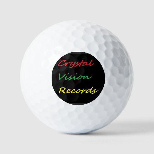 crystal vision records golfballen (Voorkant)