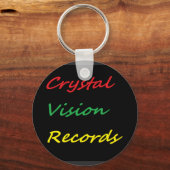 crystal vision records tshirts sleutelhanger (Voorkant)