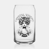 Crystal Visions Mystical Woman  T-shirt | B Blikvorm Glas (Achterkant)