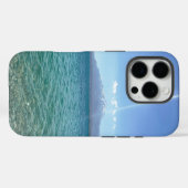 Crystal Water Uitzicht Blue Sky Beach Vibe Vreedza Case-Mate iPhone Case (Achterkant (horizontaal))