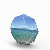 Crystal Water Uitzicht Blue Sky Beach Vibe Vreedza Fotoblokken (Rechts)