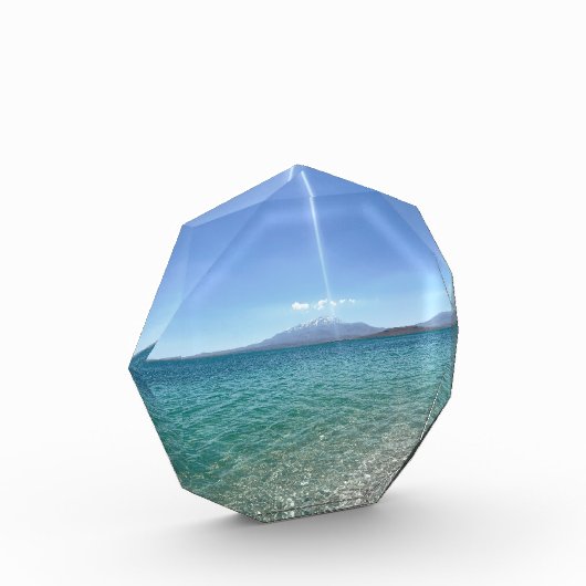 Crystal Water Uitzicht Blue Sky Beach Vibe Vreedza Fotoblokken (Links)