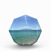 Crystal Water Uitzicht Blue Sky Beach Vibe Vreedza Fotoblokken (Voorkant)
