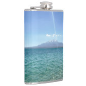 Crystal Water Uitzicht Blue Sky Beach Vibe Vreedza Heupfles (Rechts)