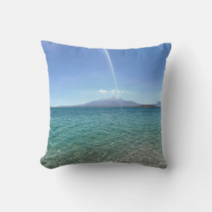 Crystal Water Uitzicht Blue Sky Beach Vibe Vreedza Kussen