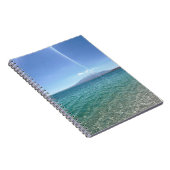 Crystal Water Uitzicht Blue Sky Beach Vibe Vreedza Notitieboek (Rechterzijde)