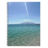 Crystal Water Uitzicht Blue Sky Beach Vibe Vreedza Notitieboek (Voorkant)