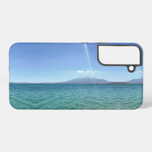Crystal Water Uitzicht Blue Sky Beach Vibe Vreedza Samsung Galaxy Hoesje