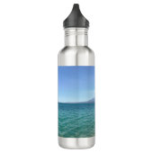 Crystal Water Uitzicht Blue Sky Beach Vibe Vreedza Waterfles (Links)