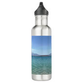 Crystal Water Uitzicht Blue Sky Beach Vibe Vreedza Waterfles (Rechts)