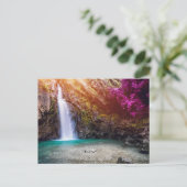 Crystal Waterval Lagune Ansichtkaart Briefkaart (Staand voorkant)