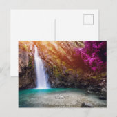 Crystal Waterval Lagune Ansichtkaart Briefkaart (Voorkant / Achterkant)
