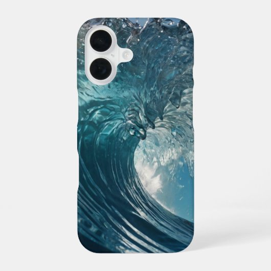 Crystal Wave iPhone 16 Hoesje (Achterkant)