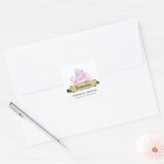Crystal Witch White Spell Labels (Envelop)
