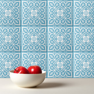 Crystal Zee blauw motief Portugees Mediterraan Tegeltje