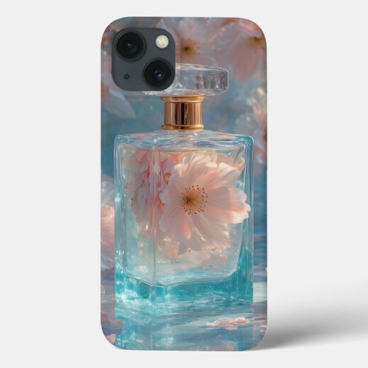 Crystal Zephyr – Pastelbloesem Aquamarijn Case-Mate iPhone Case (Achterkant)