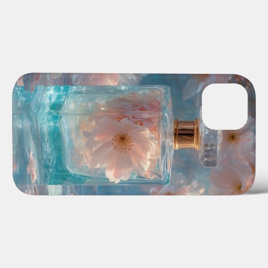 Crystal Zephyr – Pastelbloesem Aquamarijn Case-Mate iPhone Case (Achterkant (horizontaal))