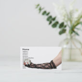 CrystalBallHold, Naam, Adres 1, Adres 2, Co... Visitekaartje (Staand voorkant)