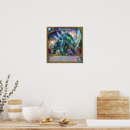 Crystalgon Trading Kaart Poster (Keuken)