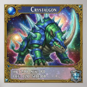 Crystalgon Trading Kaart Poster (Voorkant)