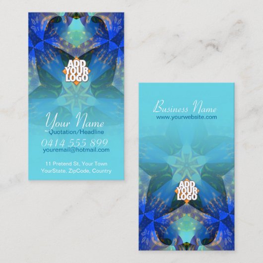 Crystalia Spirit Visitekaartje (Voorkant / Achterkant)