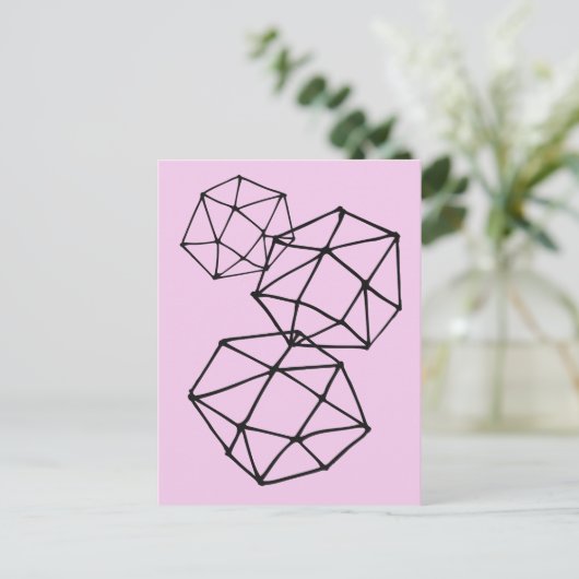 Crystaline Briefkaart (Staand voorkant)