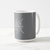 Crystalized Snowflake Koffiemok (Voorkant rechts)