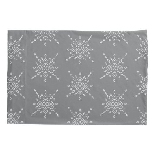 Crystalized Snowflake Kussensloop (Achterkant)
