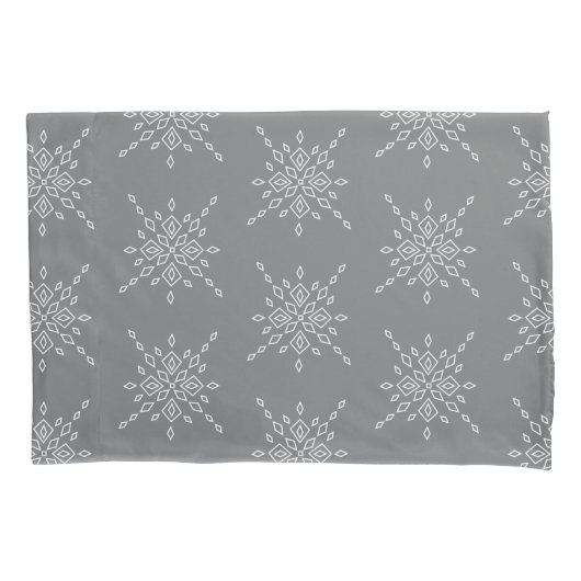Crystalized Snowflake Kussensloop (Voorkant)